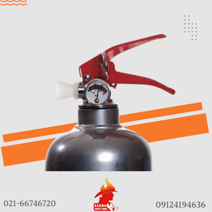 کپسول آتشنشانی 1 کیلویی پودر و گاز